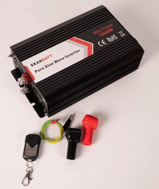 Hovedbilde SKANBATT Inverter 24V 1000W (2000W) Ren Sinus ...