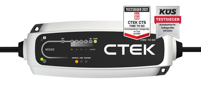 Hovedbilde Ctek Batterilader CT5 Time To Go EU 12v