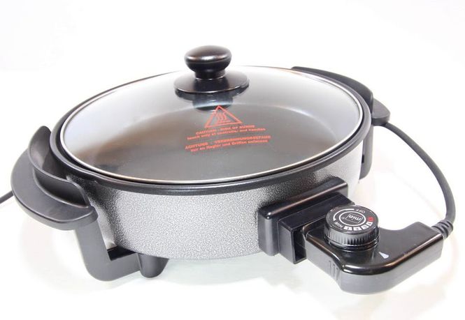 Hovedbilde Stekepanne rund 30cm 1500w - til camping og ...