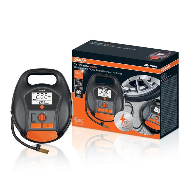 Hovedbilde Osram TYREinflate 6000 Minikompressor/Luftfyller