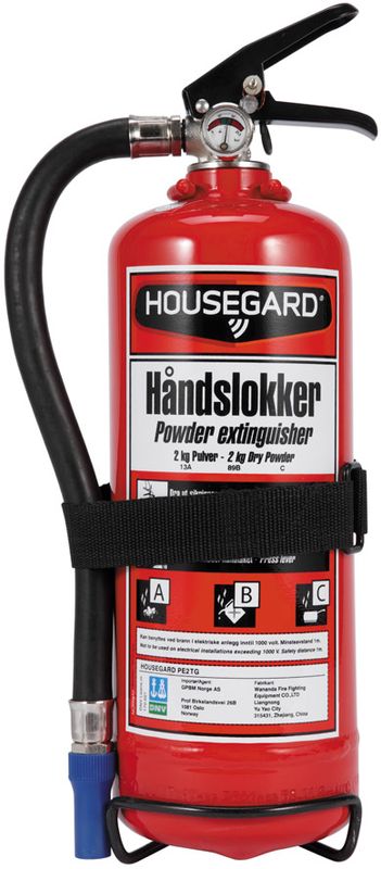 Housegard Brannslukker Pulver 2kg 13A 