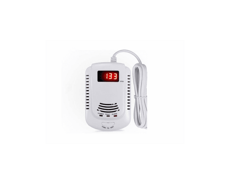 Gassalarm for bobil og campingvogn  LPG og naturgass | LED display  ( lev 15.april)