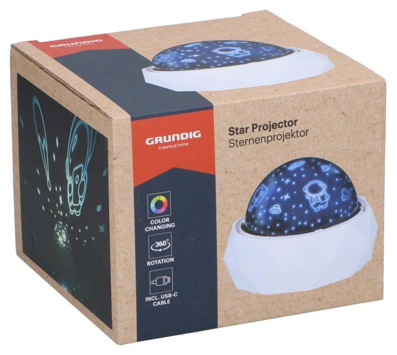 Grundig Stjerneprojektor Rund Astronaut
