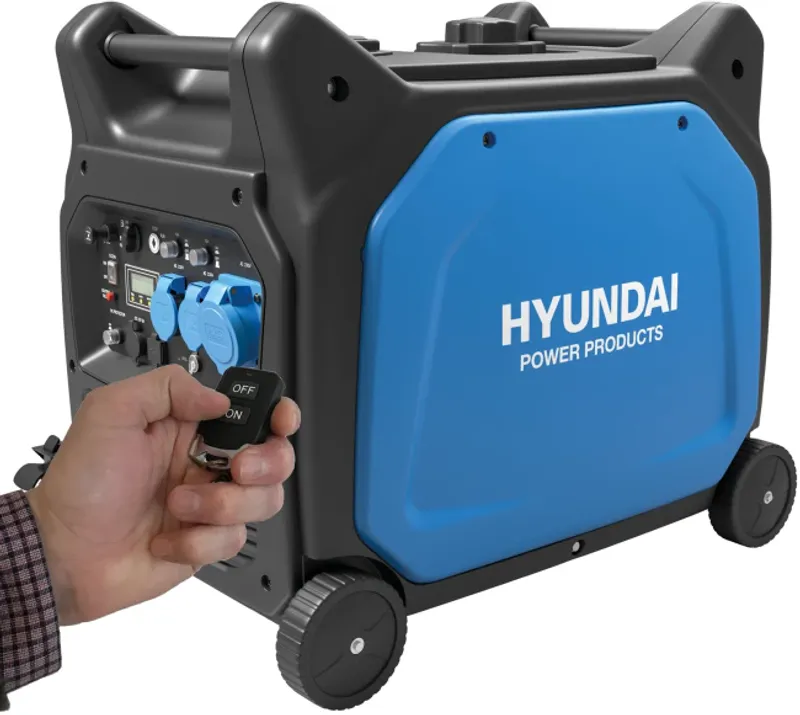 HYUNDAI HY6500SEi Inverter Aggregat 6500W - Elektrisk Start - Fjernkontroll - ATS
